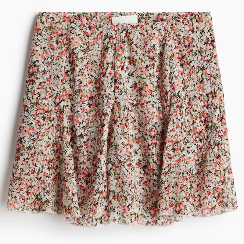 H&M Floral Mini Skirt